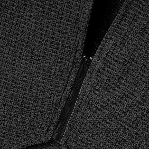 NWT Incerunmen Chic Black Textured Top - Picture 4 of 4